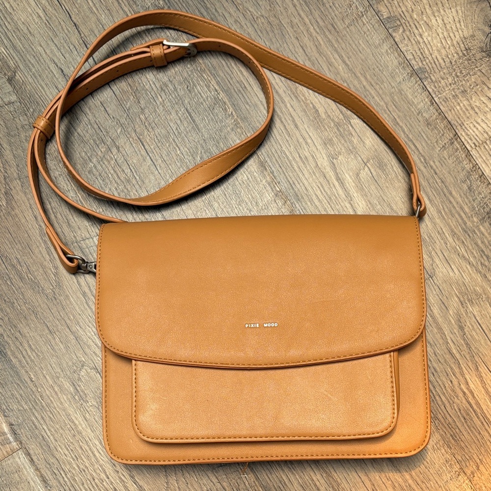 Pixie Mood Caramel Crossbody Bag